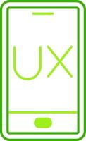 Ux Design Green Tone Icon vector