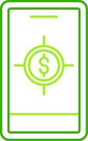 Sales Green Tone Icon vector