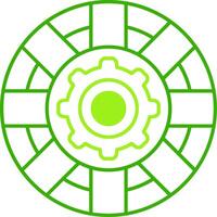 Support Green Tone Icon vector