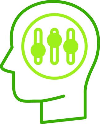 Self Control Green Tone Icon