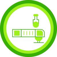 Oscillating Multi Tool Green Tone Circle Icon vector