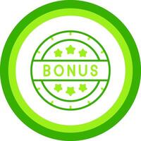 Bonus Green Tone Circle Icon vector