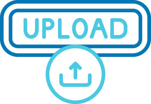 Upload Blue Tone Icon