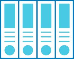 Archive Blue Tone Icon vector