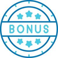 Bonus Blue Tone Icon vector