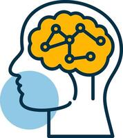 Neural Circuit Shapes Icon vector