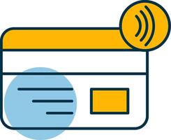 Nfc Payment Shapes Icon vector
