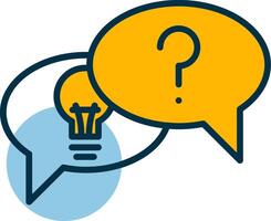 Problem Finding Shapes Icon vector