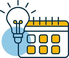 Day To Day Learning Shapes Icon vector