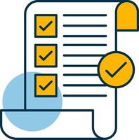 Terms and Conditions Shapes Icon vector
