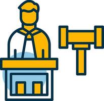 Judge Shapes Icon vector
