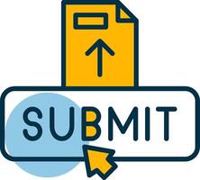 Submit Shapes Icon vector