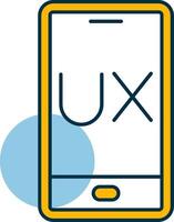 Ux Design Shapes Icon vector