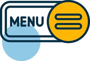 Menu Shapes Icon vector