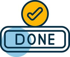 Done Shapes Icon vector