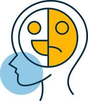 Mood Swings Shapes Icon vector
