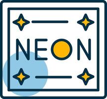 Neon Shapes Icon vector