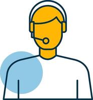 Virtual Assistant Shapes Icon vector