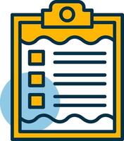 Clipboard Shapes Icon vector