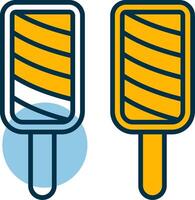 Popsicle Shapes Icon vector
