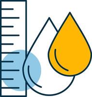 Water Level Shapes Icon vector