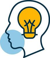 Visionary Mindset Shapes Icon vector