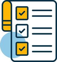 Checklist Shapes Icon vector