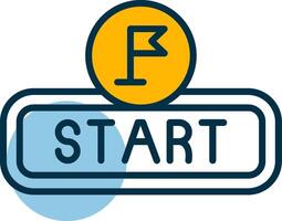 Start Shapes Icon vector