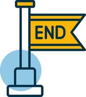 End Shapes Icon vector