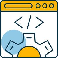 Web Design Shapes Icon vector