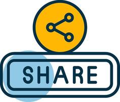 Share Shapes Icon vector