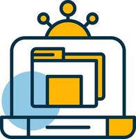 Files Exchange Shapes Icon vector
