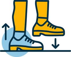 Step Shapes Icon vector