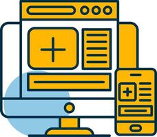Responsive Shapes Icon vector