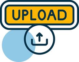 Upload Shapes Icon vector