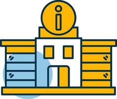 Information Center Shapes Icon vector
