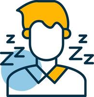 Tiredness Shapes Icon vector
