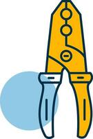 Wire Stripper Shapes Icon vector