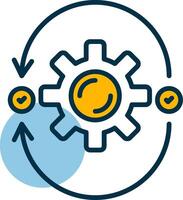 Agile Shapes Icon vector