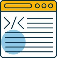 Coding Shapes Icon vector