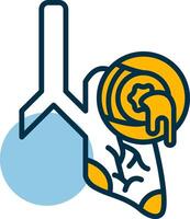 Bronchiectasis Shapes Icon vector