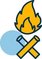 Fire Shapes Icon vector