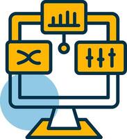 Analysis Shapes Icon vector