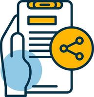 Share Shapes Icon vector