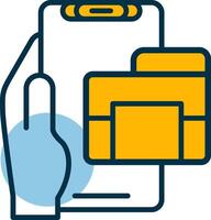 Folder Shapes Icon vector