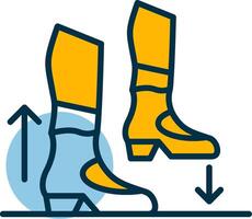 Step Shapes Icon vector