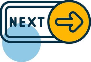 Next Shapes Icon vector