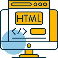 Html Shapes Icon vector