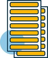 Daily Ledger Shapes Icon vector