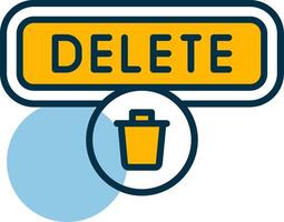 Delete Shapes Icon vector